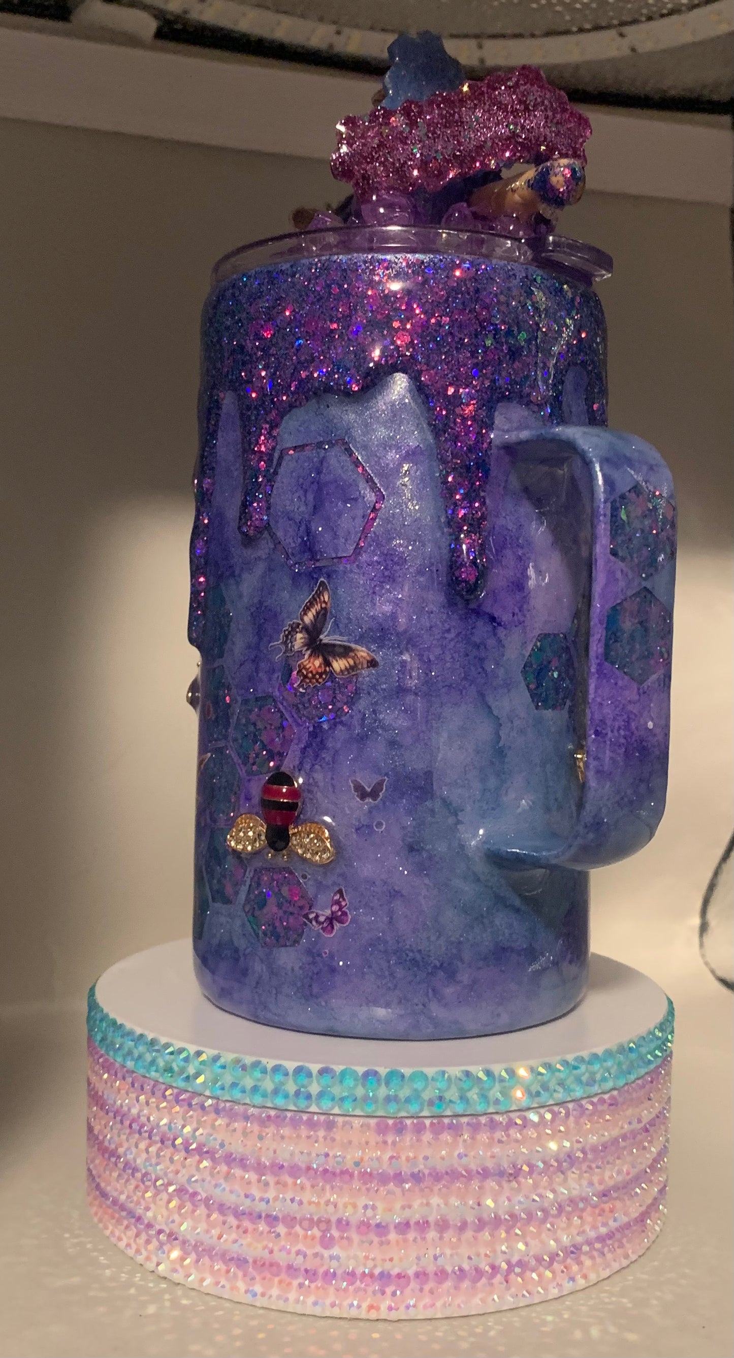 Purple rain bee 🐝