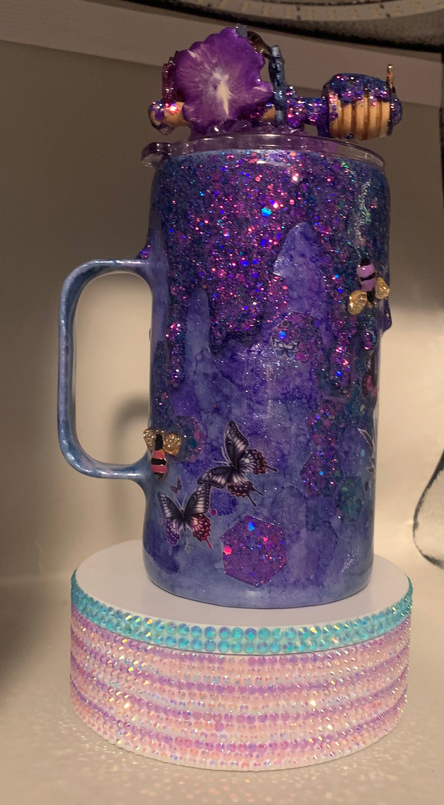 Purple rain bee 🐝