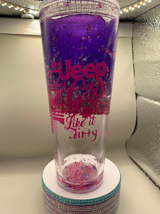 Jeep Girls lava Snowglobe