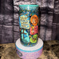 Faith and Feathers Glitter Tumbler