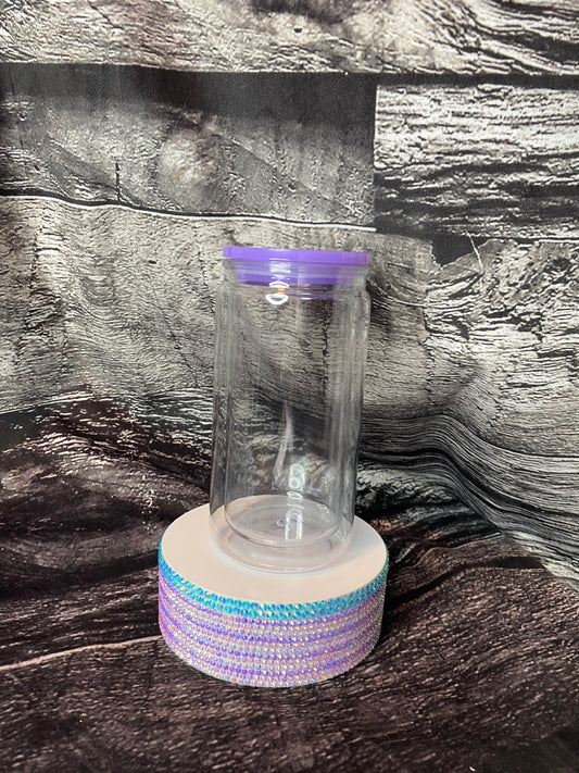 Made to order glitter snow-globe can tumblers