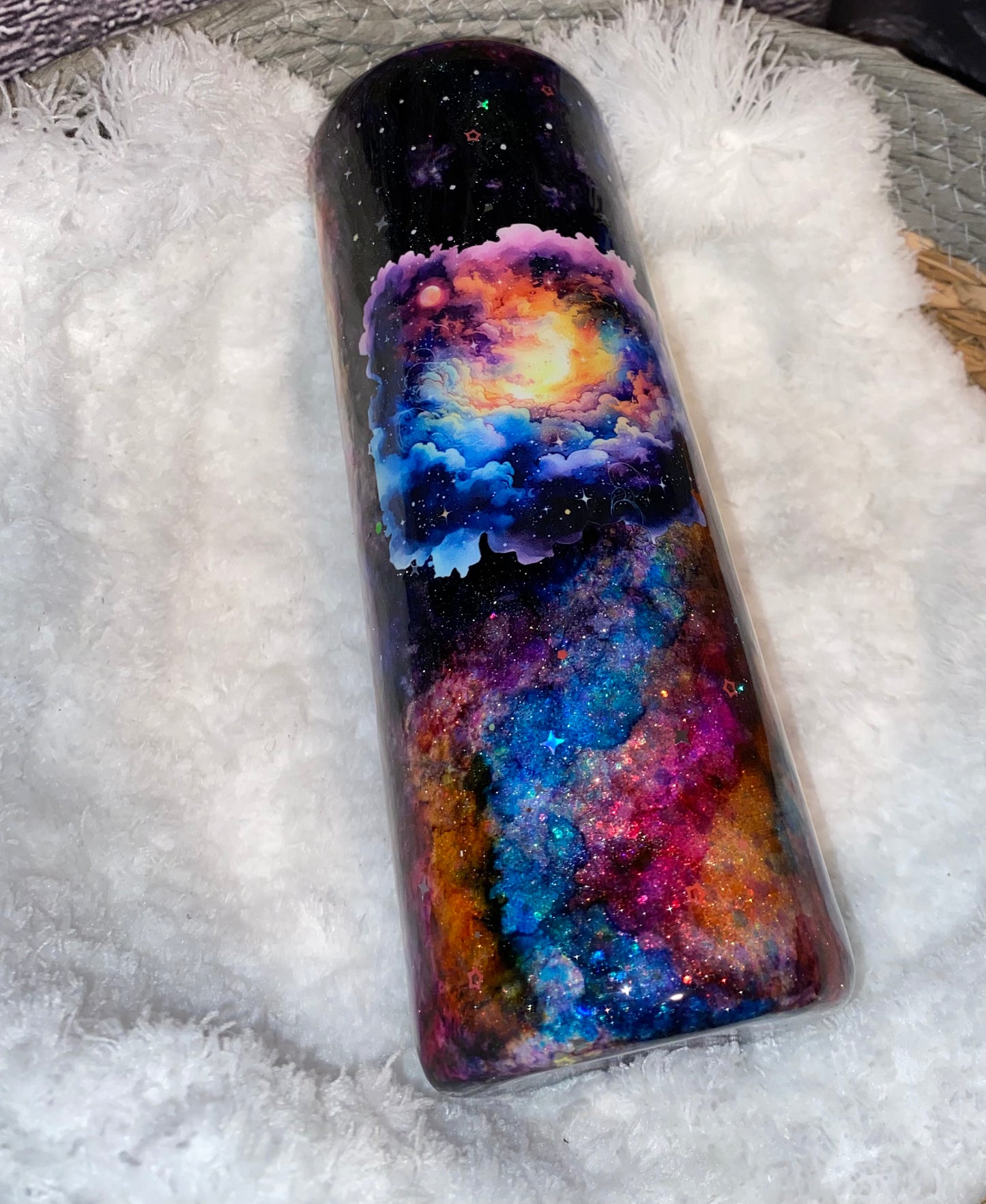 Cosmic Nebula Epoxy Tumbler