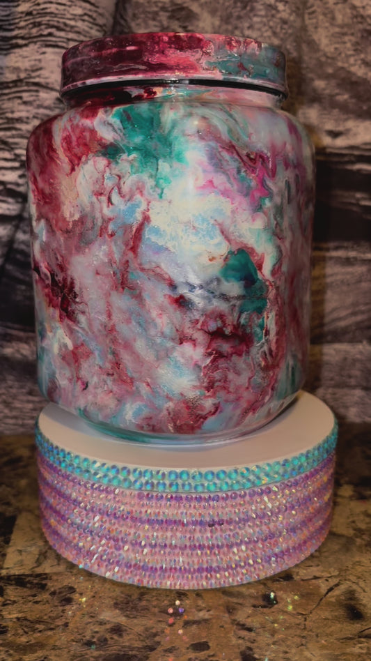 Celestial Galaxy Marble Jar